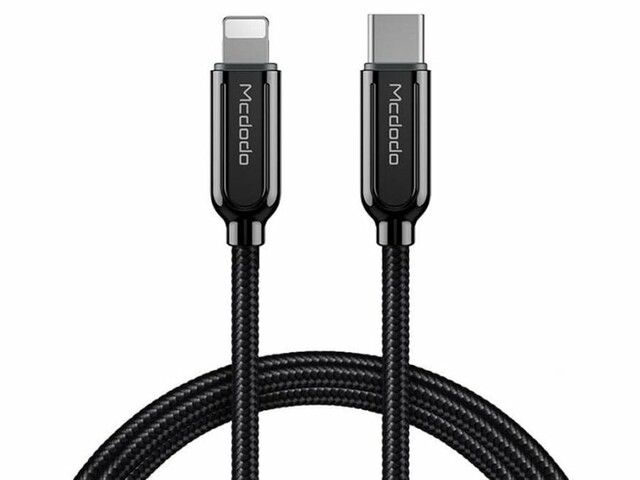 کابل شارژ سریع تایپ سی به لایتنینگ Mcdodo PD Quick Charge Type-C to Lightning 1.2M