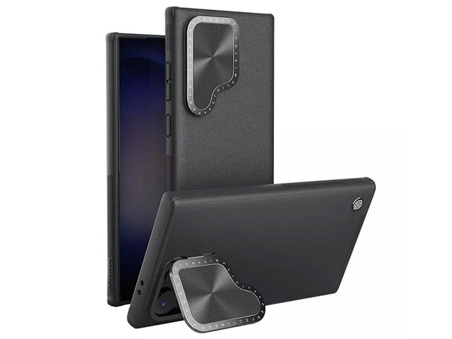 قاب محافظ مگنتی سامسونگ اس 24 اولترا نیلکین Camshield Prop Leather