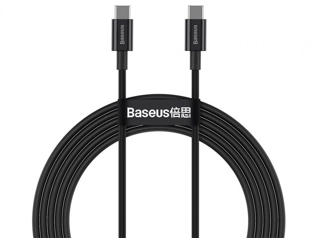 کابل شارژ سریع تایپ سی به تایپ سی 100وات بیسوس Baseus Superior Type-C Cable 2m