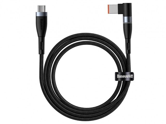 کابل شارژ مغناطیسی مربعی لپ تاپ لنوو بیسوس Baseus Zinc Lenovo Type-C to DC Square Cable 2m