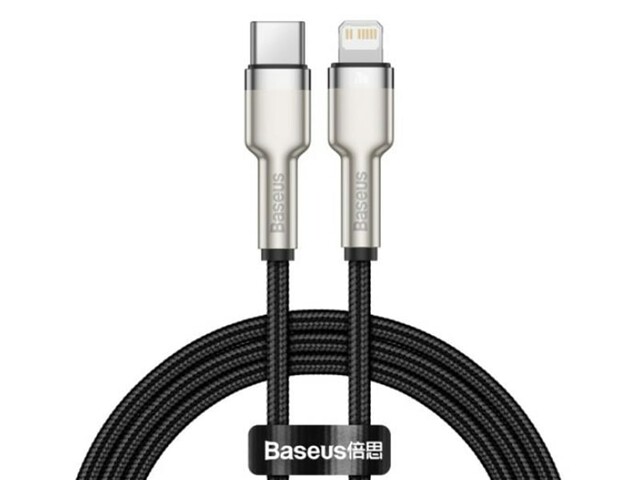 کابل لایتنینگ به تایپ سی بیسوس Baseus Cafule Metal Type-C to Lightning PD Cable 20W 1m