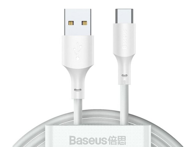 پک دوتایی کابل تایپ سی بیسوس Baseus Simple Wisdom Data Cable Kit USB to Type-C 5A 2PCS 1.5m