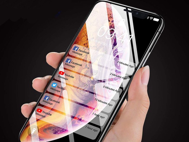 محافظ صفحه نمایش و پشت گوشی بوف مدل Hydrogel مناسب برای گوشی موبایل آیفون XS Max