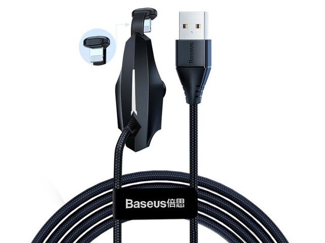 کابل گیمینگ لایتنینگ بیسوس Baseus Colorful Suction Mobile Game Data Cable USB For iP 1.5A 2m