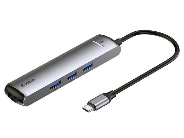 هاب 6 پورت تایپ سی بیسوس Baseus Six in one smart HUB docking station CAHUB-J0G