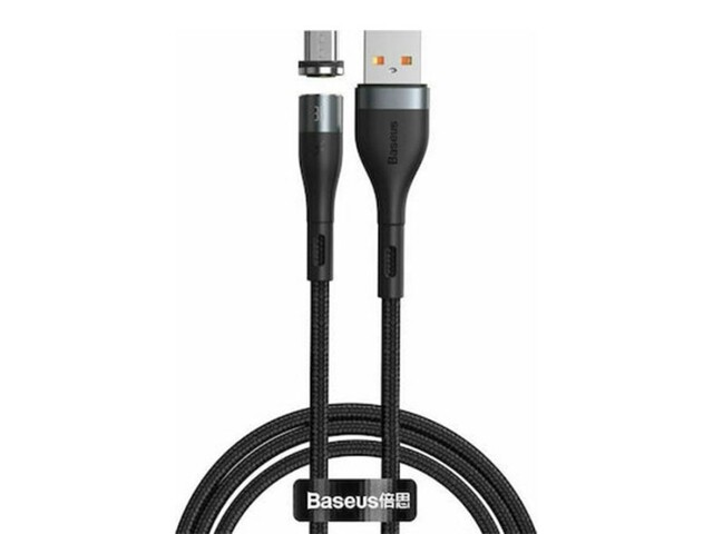 کابل آهنربایی میکرو یو اس بی بیسوس Baseus Zinc Magnetic Micro USB Cable 1m