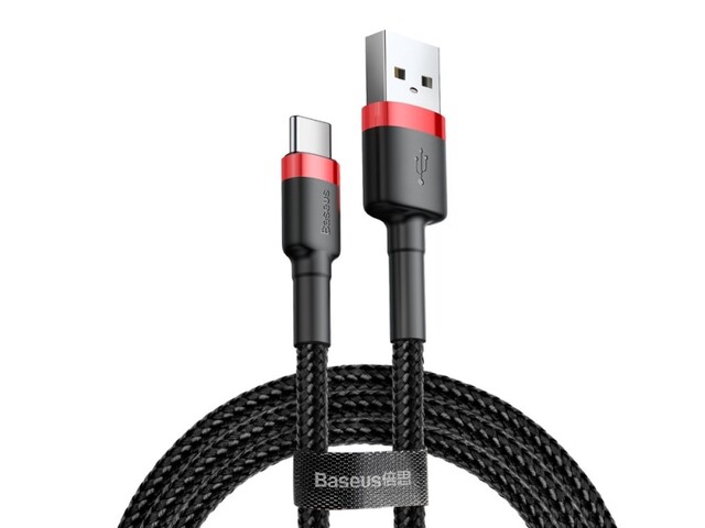 کابل شارژ و انتقال داده تایپ سی بیسوس Baseus Cafule Type-C Cable 3M
