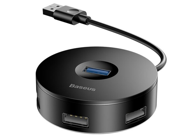 هاب آداپتور یو اس بی بیسوس  Baseus Round Box Hub Adapter USB to USB C30A-03