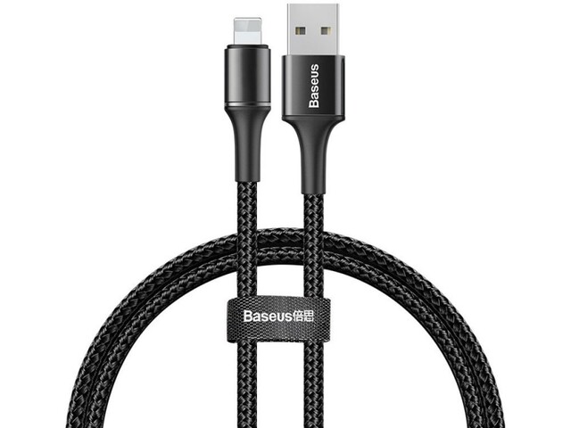 کابل شارژ و انتقال داده لایتنینگ بیسوس Baseus Halo Lightning Cable 3M