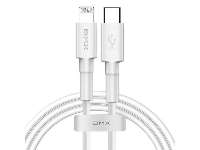 کابل شارژ سریع تایپ سی به لایتنینگ بیسوس Baseus BMX Mini White Type-C to Lightning Cable 1.2m