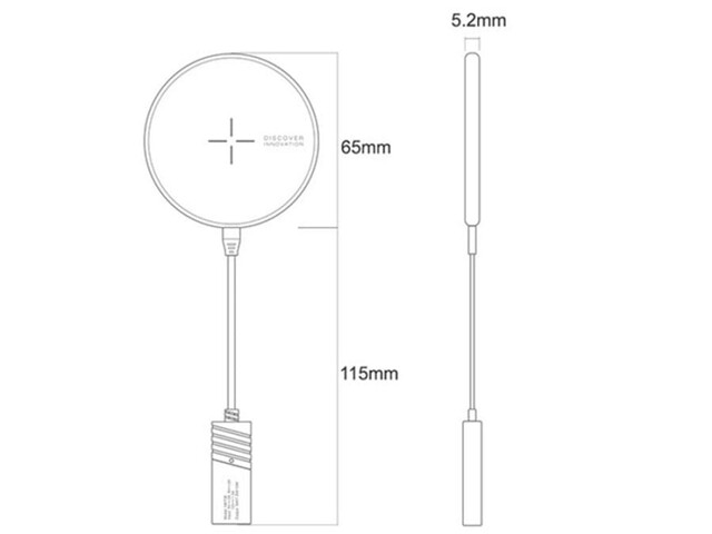 شارژر وایرلس مگنتی نیلکین Nillkin NKT06 iPhone MagSlim Wireless Charger