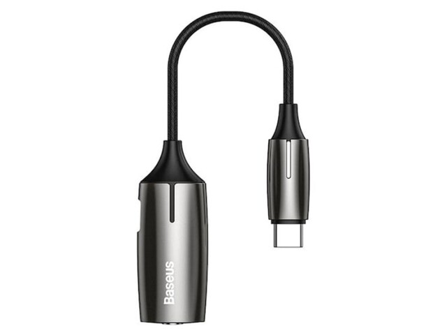 مبدل تایپ سی به تایپ سی و صدا بیسوس Baseus Type-C To Type-C&amp;3.5MM Adapter L60