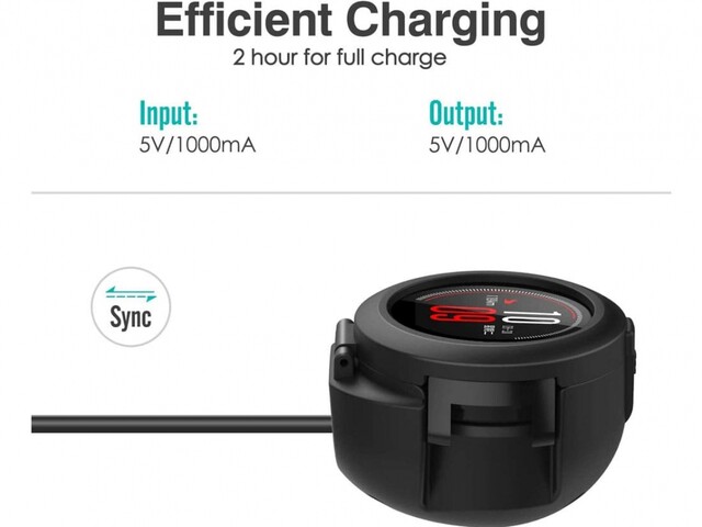 شارژر ساعت هوشمند شیائومی Xiaomi Amazfit Verge A1801 / Verge Lite Smart Watch USB Charging