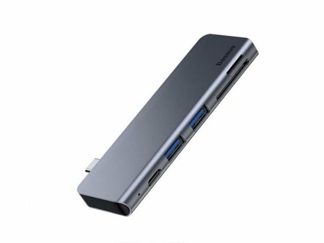 هاب آداپتور تایپ سی بیسوس Baseus Harmonica 5 in 1 HUB Type C Adapter