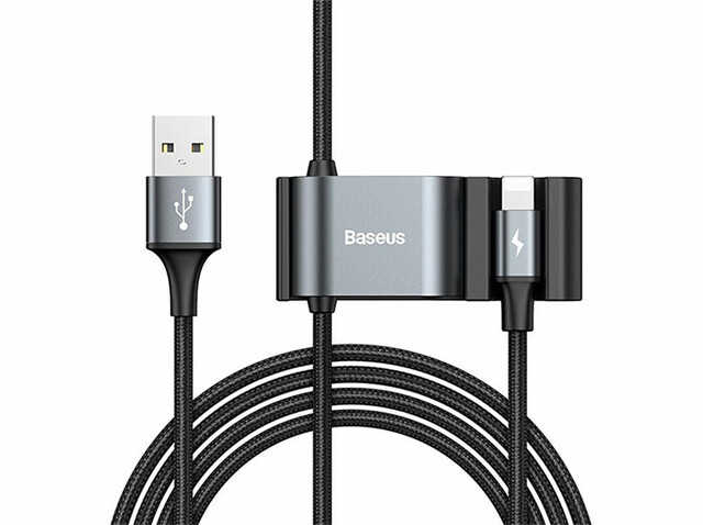 کابل لایتنینگ دو پورت بیسوس Baseus Special Data Backseat CALHZ-01