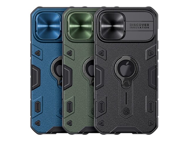 قاب محافظ حلقه دار نیلکین آیفون ۱۲ پرومکس- Nillkin iPhone 12 Pro Max CamShield Armor Case