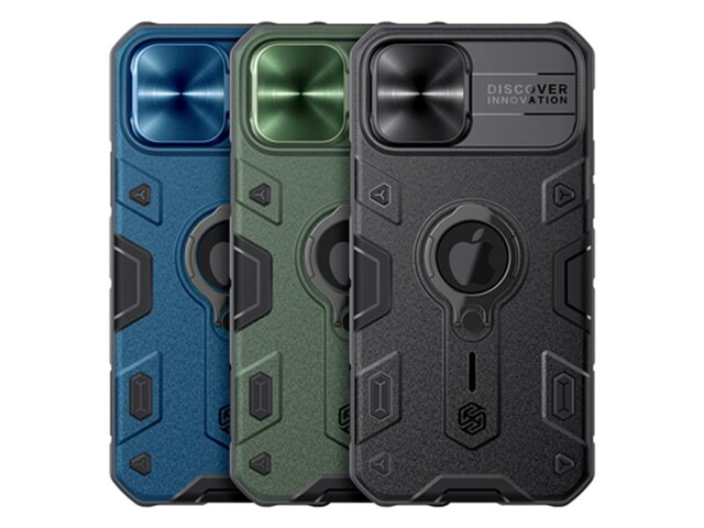 قاب محافظ حلقه دار نیلکین آیفون - Apple iPhone 12/12 Pro CamShield Armor Case