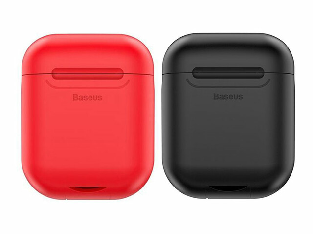 کیس شارژ سیلیکونی ایرپاد بیسوس Baseus WIAPPOD-09 Wireless Charger Silicone Protective Case