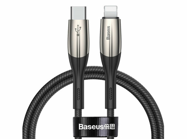 کابل شارژ سریع لایتنینگ به تایپ سی بیسوس Baseus Horizontal Lightning to Type-C Cable 1m
