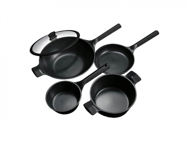 ست 4 تیکه ماهیتابه و قابلمه شیائومی Xiaomi Youpin Huohou Non-stick Super Platinum Frying Pan