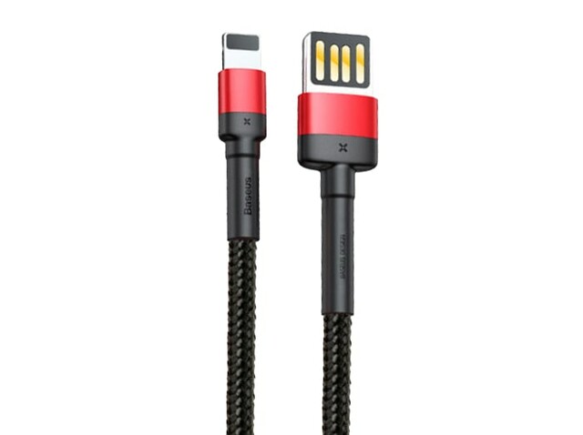 کابل شارژ لایتنینگ بیسوس Baseus Cafule Special Edition Lightning Cable 2m