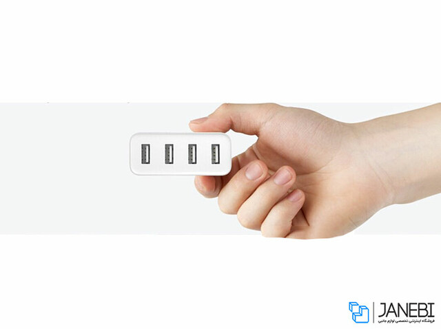 شارژر دیواری 4 پورت شیائومی Xiaomi CDQ01ZM Fast Charge 4Port Wall Charger