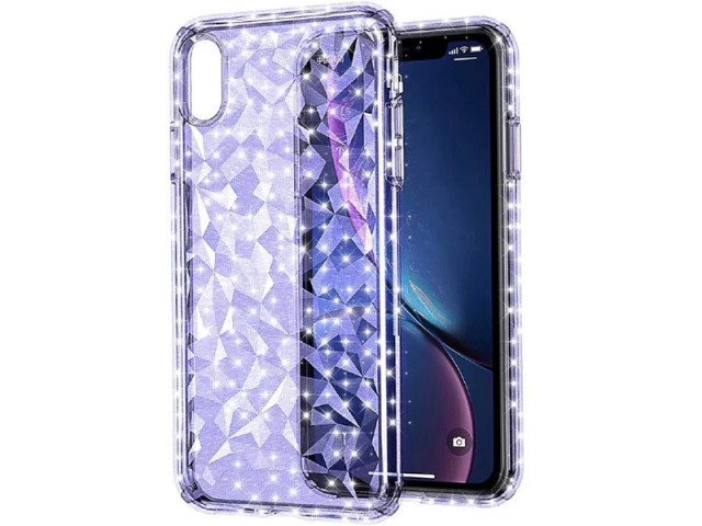کاور ژله ای با طرح الماس مدل Comie More Shine moment مناسب برای گوشی موبایل آیفون XS Max