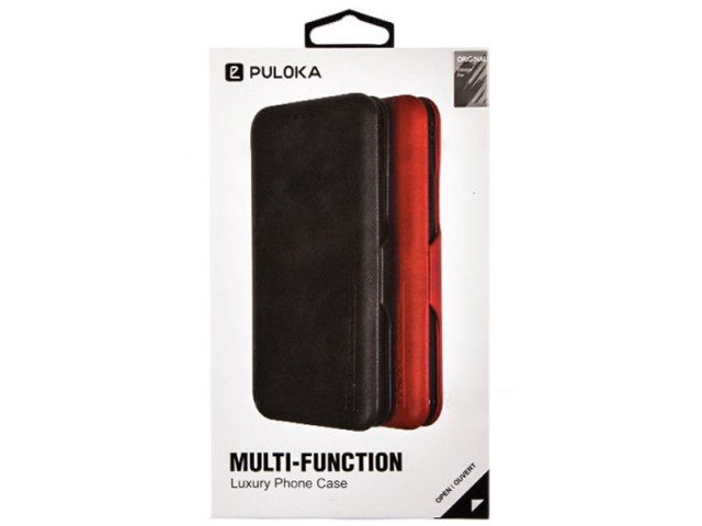 کیف چرمی Puloka Multi-Function مناسب برای گوشی موبایل آیفون XS Max