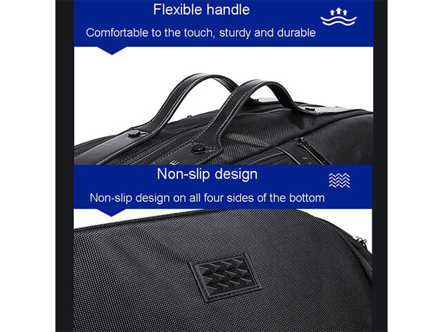 کیفیت کیف ورزشی حرفه ای ضدآب با قابلیت جدا سازی وسایل  بنج BANGE BG-77178 Handheld Large Capacity Travel Bag Mens/Ladies Wet & Dry Gym Bag