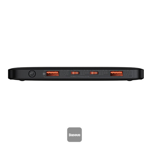 خرید بهترین پاوربانک سوپر فست شارژ تایپ سی و یو اس بی 100 وات 20000 بیسوس PPBL000201