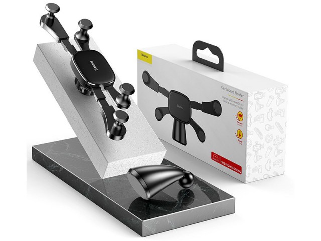 پایه نگهدارنده گوشی موبایل بیسوس مدل Horizontal Screen Gravity vehicle Mounted Holder