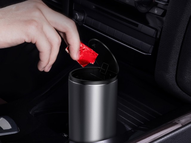 سطل زباله بیسوس مدل Car trash Can مناسب برای خودرو