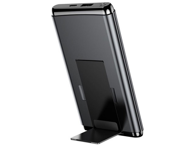 پاور بانک 10000 میلی آمپر وایرلس بیسوس مدل BS-10KPW02 Dual Coil Design & Real-Time Digital Display