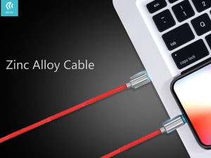 کابل تبدیل USB به Lightning دیویا مدل Storm Zinc Alloy Cable به طول 1 متر