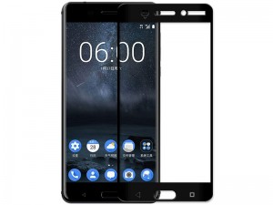 محافظ صفحه نمايش تمام چسب مدل 3D Glass مناسب برای گوشی نوکیا 6