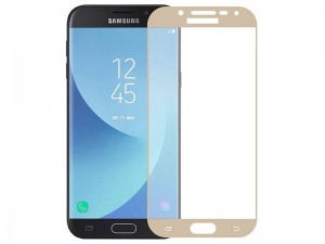 محافظ صفحه نمايش تمام چسب کوکوک مدل 4D Rounded Edges مناسب برای گوشی موبايل سامسونگ J5 Pro