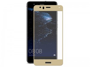 محافظ صفحه نمايش تمام چسب مدل Full Cover مناسب برای گوشی موبايل هوآوی P10