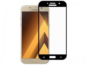 محافظ صفحه نمايش تمام چسب کوکوک مدل 4D Rounded Edges مناسب برای گوشی موبايل سامسونگ A7 2017