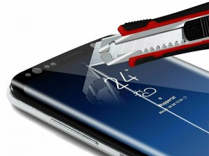 محافظ صفحه نمايش تمام چسب ایکس او مدل Tempered Glass مناسب برای گوشی موبايل سامسونگ S9 Plus