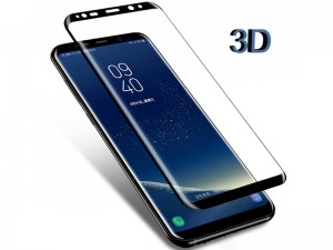 محافظ صفحه نمايش تمام چسب کوکوک مدل 4D Rounded Edges مناسب برای گوشی موبايل سامسونگ S8