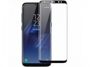 محافظ صفحه نمايش تمام چسب کوکوک مدل 4D Rounded Edges مناسب برای گوشی موبايل سامسونگ S8