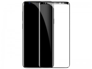 محافظ صفحه نمايش تمام چسب بیسوس مدل Tempered Glass Film مناسب برای گوشی موبايل سامسونگ S9 Plus