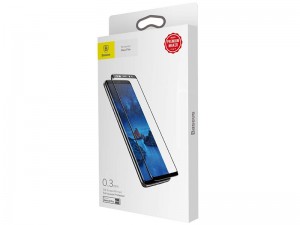 محافظ صفحه نمايش تمام چسب بیسوس مدل Tempered Glass Film مناسب برای گوشی موبايل سامسونگ S9 Plus