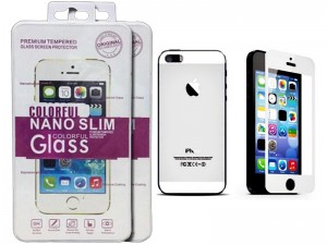 محافظ صفحه نمايش جلو و پشت گوشی مدل Nano Slim مناسب برای گوشی موبایل آیفون 5S
