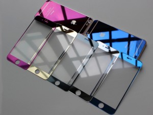 محافظ صفحه نمايش جلو و پشت گوشی مدل Colorful Glass مناسب برای گوشی موبایل آیفون 7/8