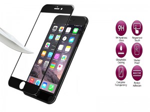محافظ صفحه نمایش تمام چسب جی سی کام مناسب برای گوشی موبایل آیفون 7/8