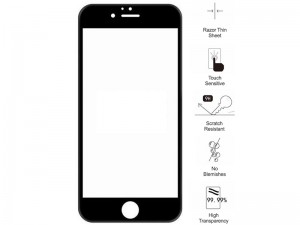 محافظ صفحه نمايش تمام چسب مناسب برای گوشی موبايل آیفون 6 پلاس