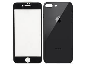 محافظ صفحه نمايش جلو و پشت گوشی مدل Colorful Glass مناسب برای گوشی موبایل آیفون 7/8 پلاس