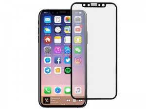 محافظ صفحه نمايش تمام چسب مدل Tempered Glass مناسب برای گوشی موبايل آیفون X