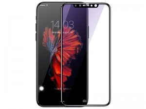 محافظ صفحه نمايش بیسوس مدل Silk Screen 3D Arc Anti-Blue light مناسب برای گوشی موبایل آیفون X
